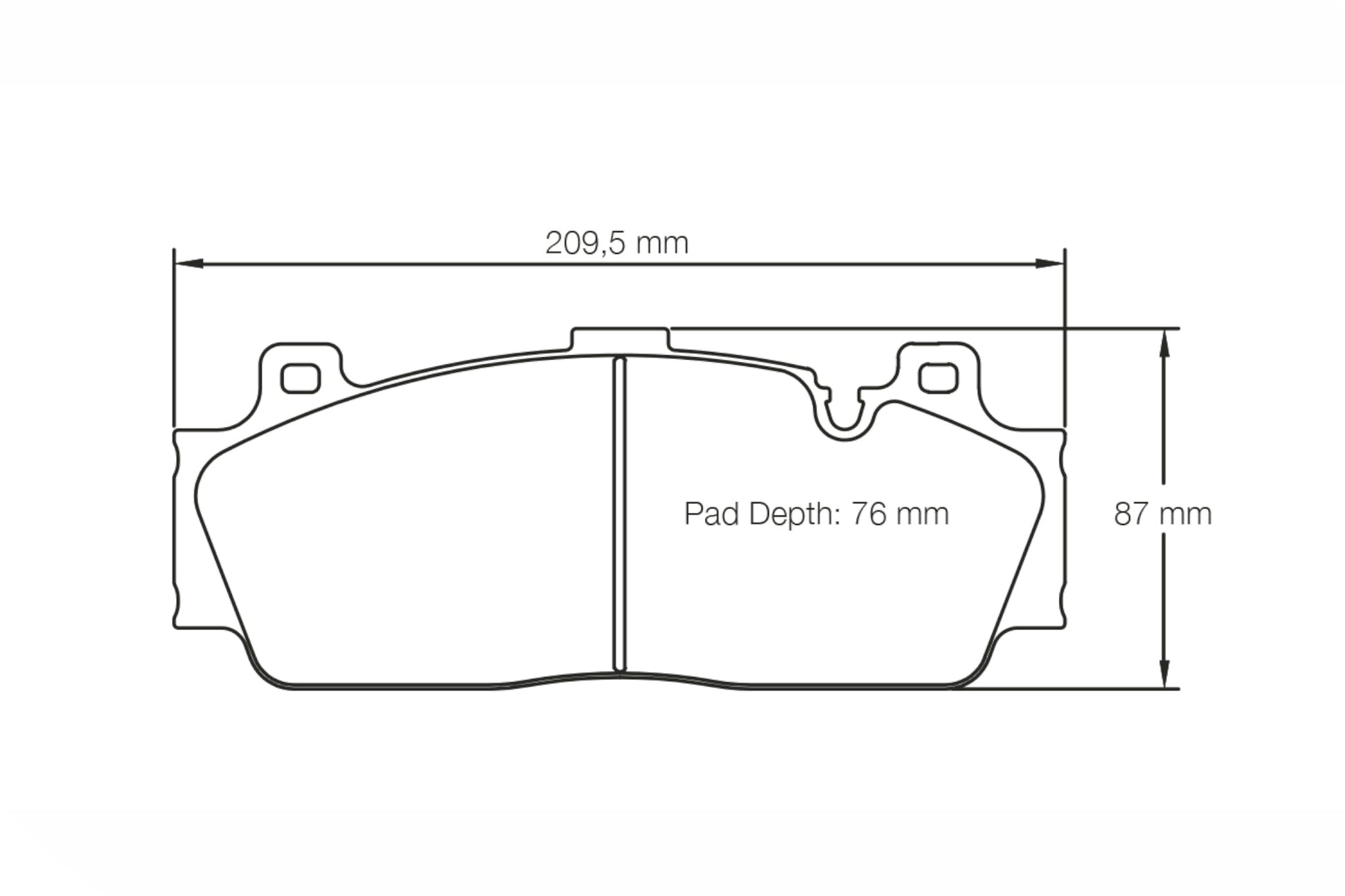 Pagid RSL29 Front Brake Pads - BMW F87 M2 Competition - Evolve Automotive