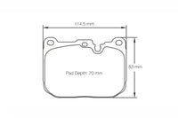 Pagid RSL29 Front Brake Pads - BMW F87 M2 | F80 M3 | F82 M4 - Evolve Automotive