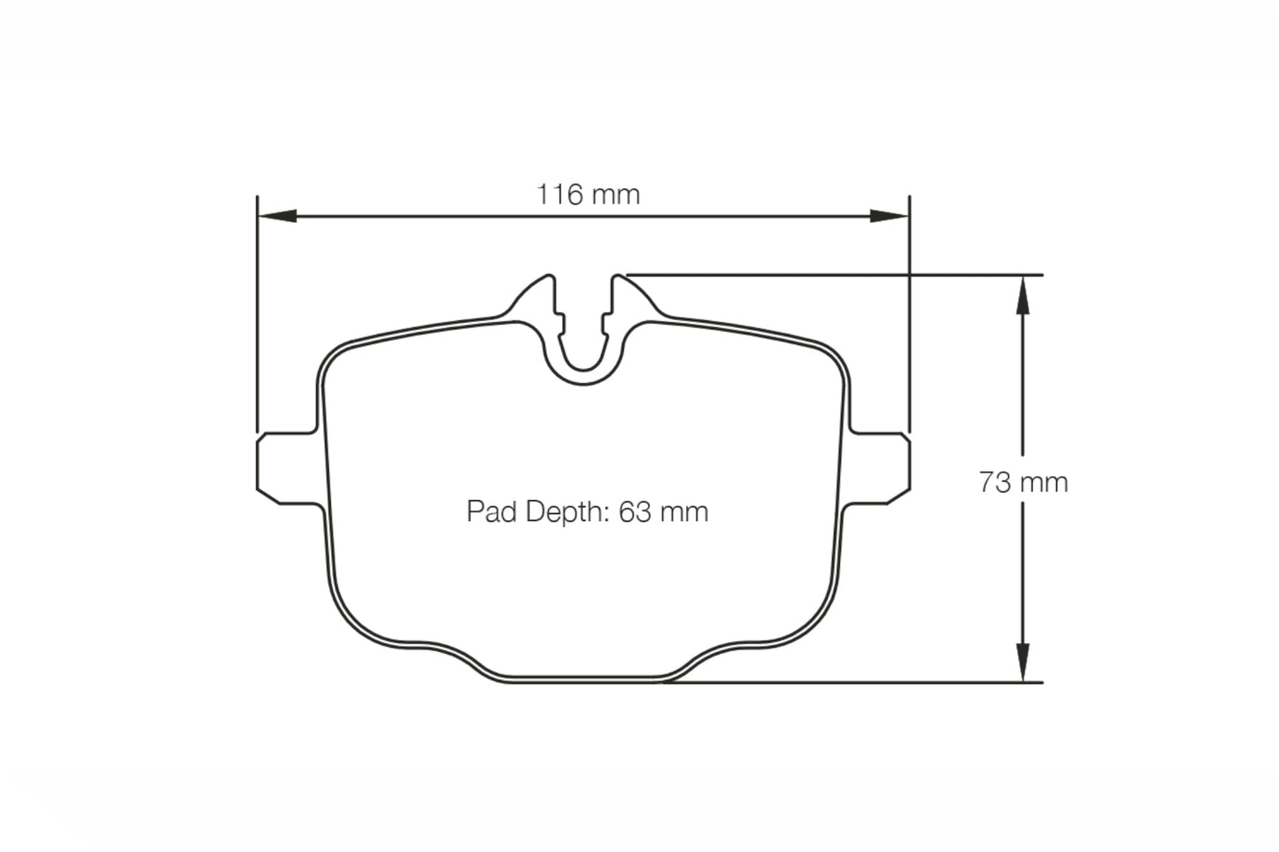 Pagid RSL29 Rear Brake Pads - BMW F10 M5 | F13 M6 - Evolve Automotive