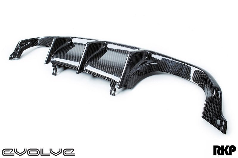 RKP Carbon Fibre Diffuser - BMW 3 Series F80 M3 | 4 Series F82 | F83 M4 - Evolve Automotive