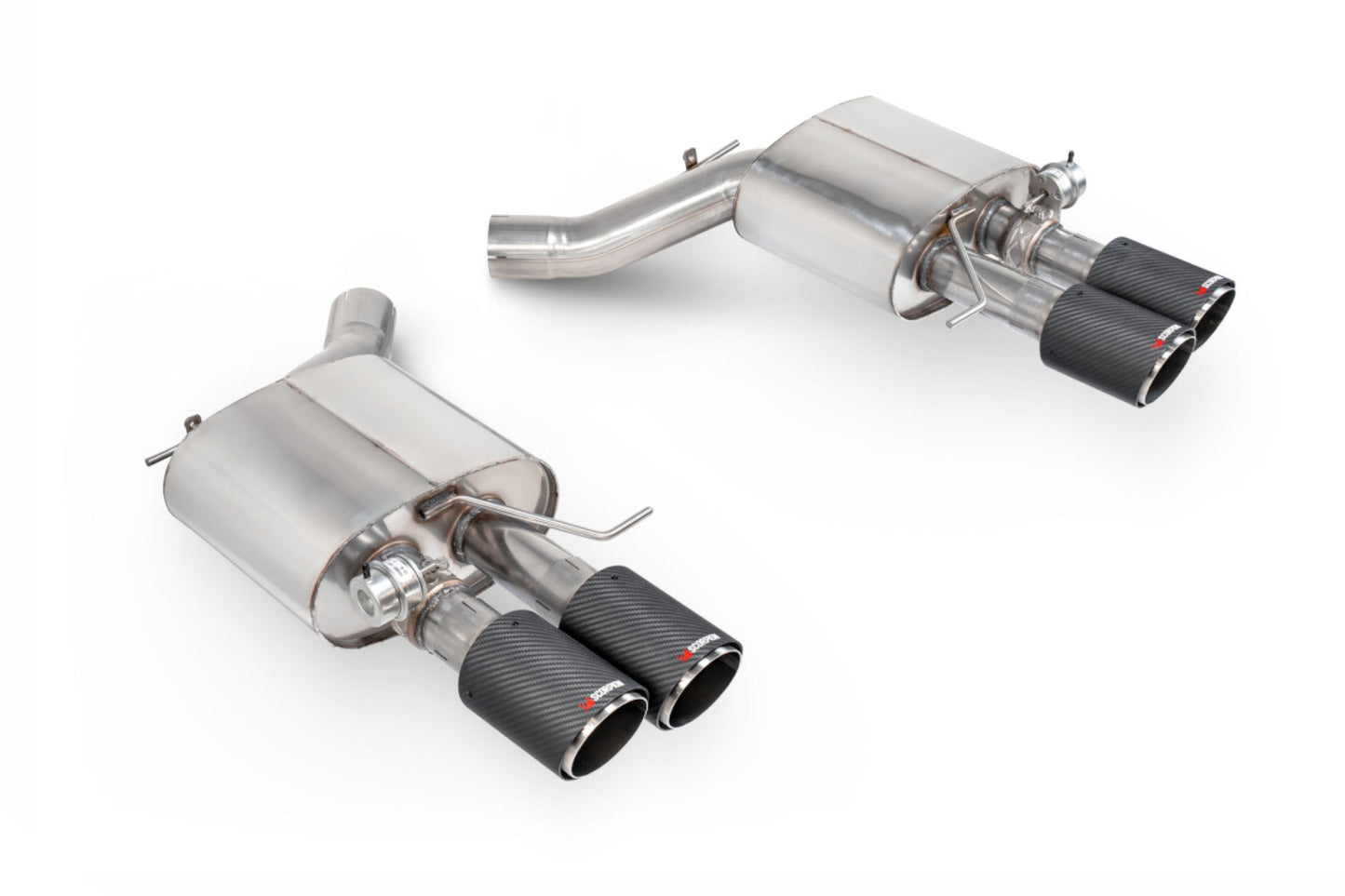 Scorpion Exhausts Rear Silencers - BMW F10 M5 - Evolve Automotive