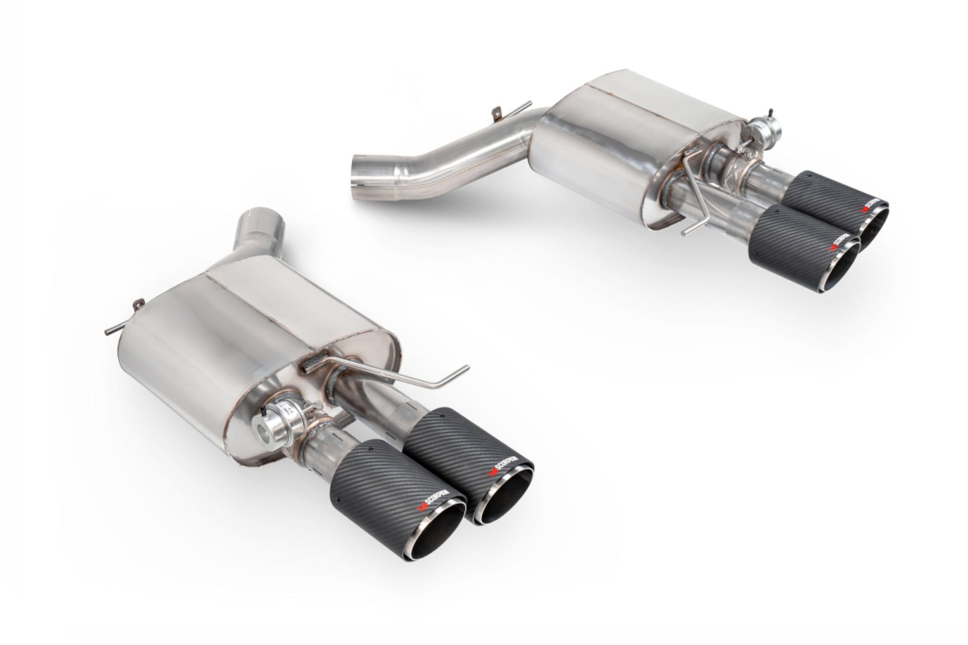 Scorpion Exhausts Rear Silencers - BMW F10 M5 - Evolve Automotive