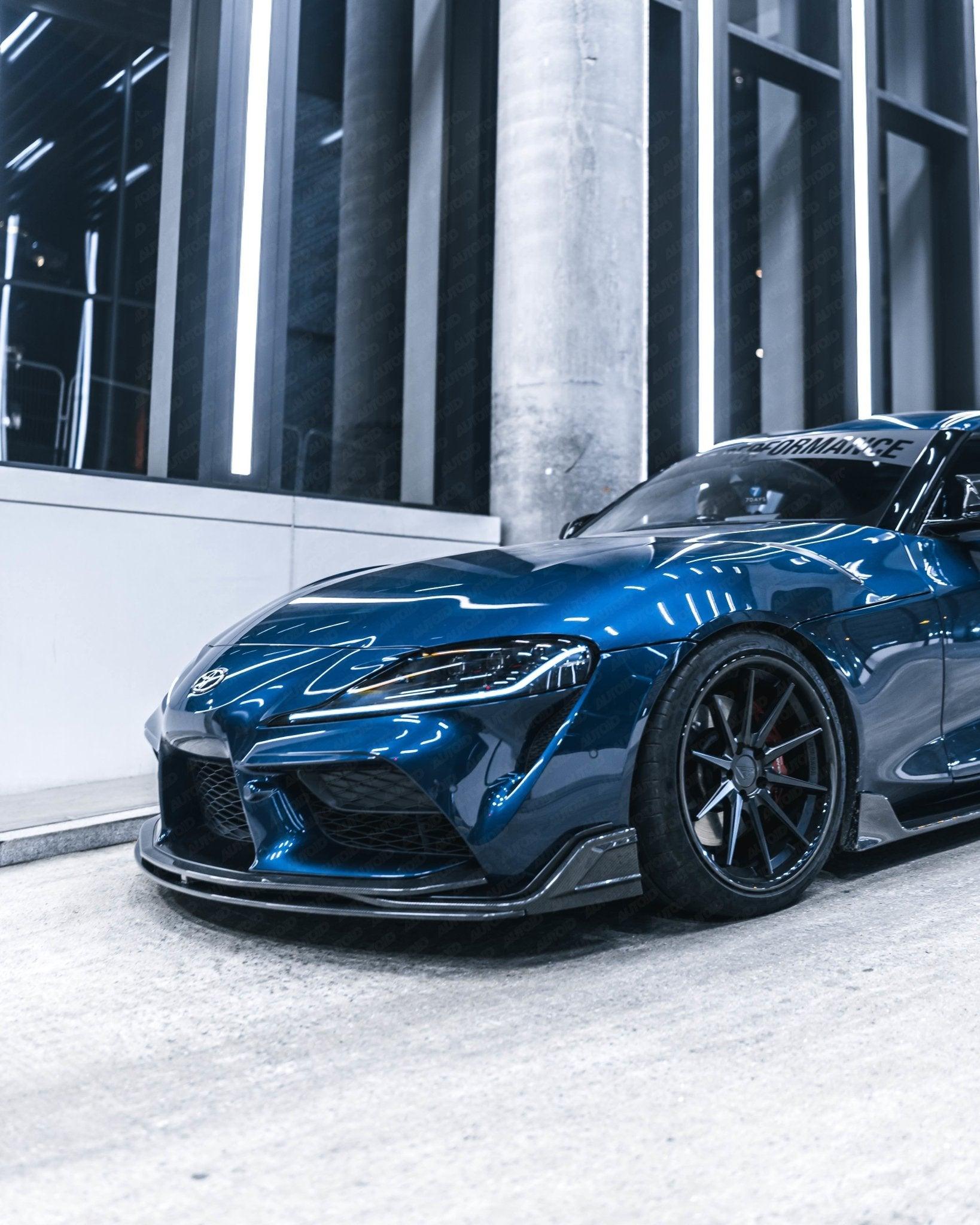 Toyota Supra Mk5 Carbon Fibre ID - 01 Front Splitter (2019+) - Evolve Automotive