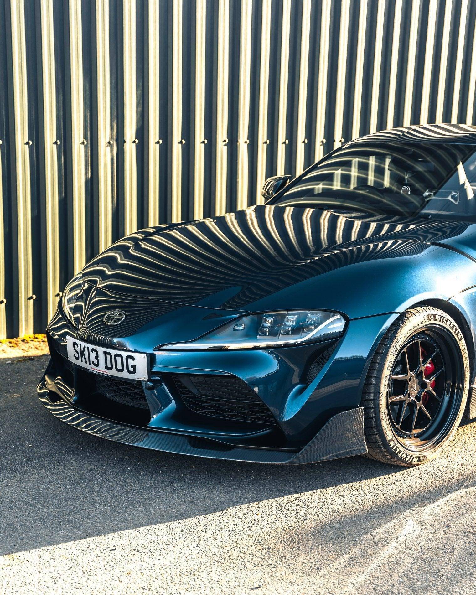 Toyota Supra Mk5 Carbon Fibre ID - 23 Front Splitter (2019+) - Evolve Automotive