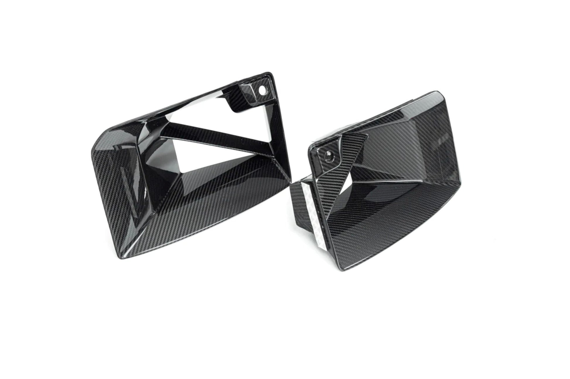TRE Pre-Preg Carbon Fibre Front Ducts Inserts - BMW G87 M2 - Evolve Automotive