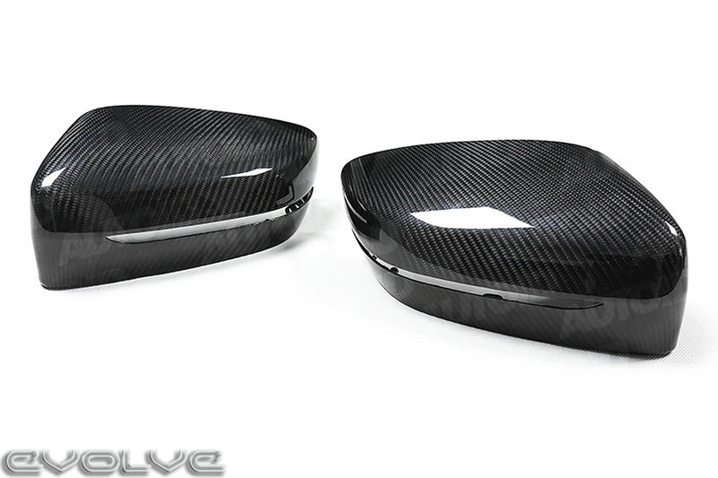 TRE Pre-Preg Carbon Fibre Wing Mirror Covers - BMW G20 | G21 3 Series | G30 | G31 5 Series | G14 | G15 | G16 8 Series - Evolve Automotive