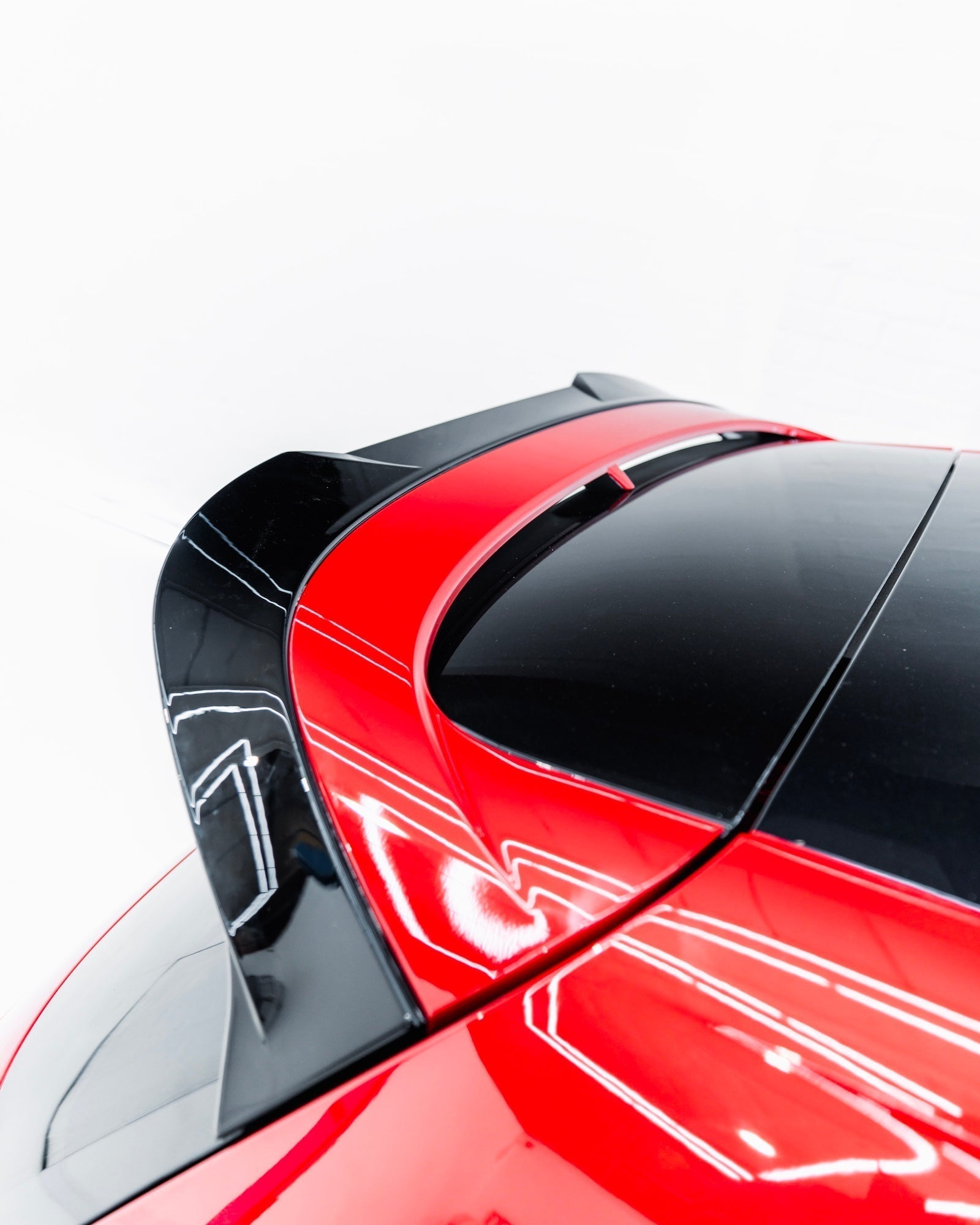 VW Golf GTI Clubsport & Golf R Mk8 EVO - 1 Gloss Black Rear Spoiler by ZAERO (2020+) - Evolve Automotive