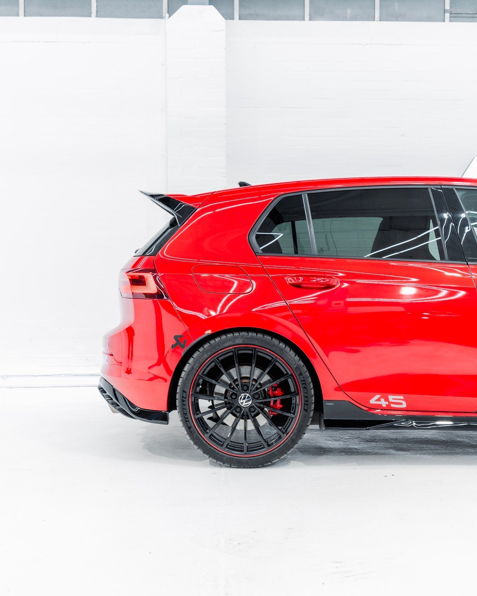 VW Golf GTI Clubsport & Golf R Mk8 EVO - 1 Gloss Black Rear Spoiler by ZAERO (2020+) - Evolve Automotive