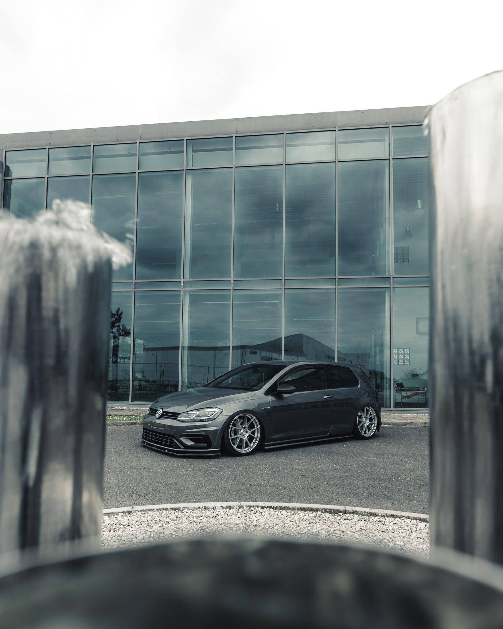 VW Golf R Carbon Fibre Performance Front Splitter (2017 - 2020, Mk7.5) - Evolve Automotive