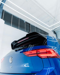 VW Golf R - Line / GTI / R / GTD / GTE Mk8 & Mk8.5 EVO - 1 Gloss Black Rear Spoiler by ZAERO (2020+) - Evolve Automotive
