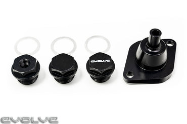 Evolve Performance Billet Oil Thermostat Cover Dress Up Kit - BMW N54 | N55 | S55 - Evolve Automotive